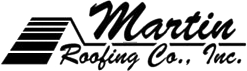 Martin Roofing Co logo in black